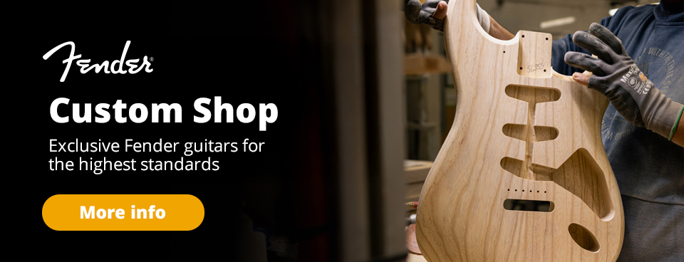 Discover Fender Custom Shop guitars now at Musikhaus Kirstein