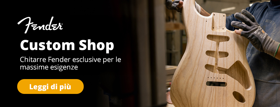Scopri ora le chitarre Fender Custom Shop da Musikhaus Kirstein