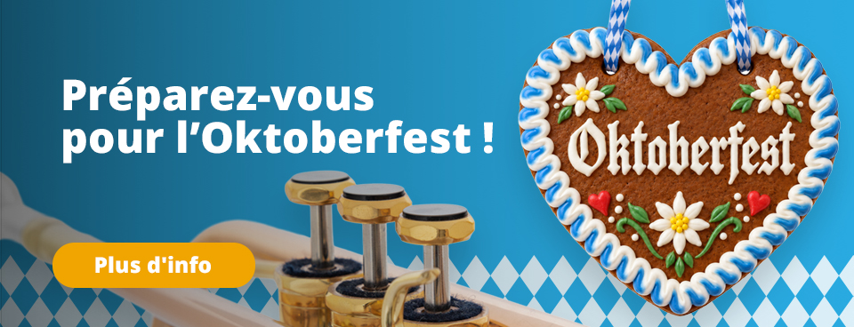 Votre sélection de produits pour le début de l’Oktoberfest chez Kirstein