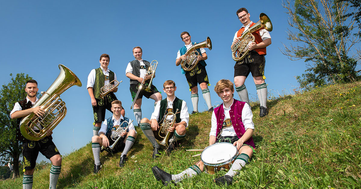 Die Brass Boyz aus Schongau heizen Euch mit Blasmusik bei der MusiConnect 2022 ein!