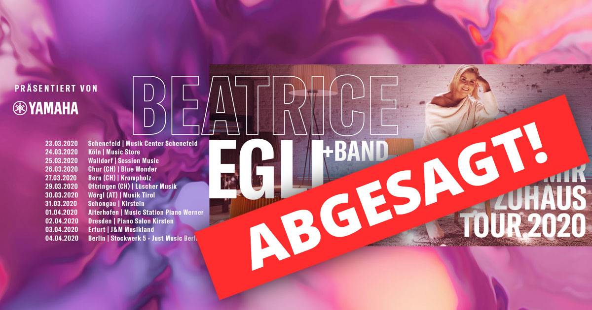 Beatrice Egli hautnah im Musikhaus Kirstein erleben bei der Bei mir zuhaus Tour 2020!