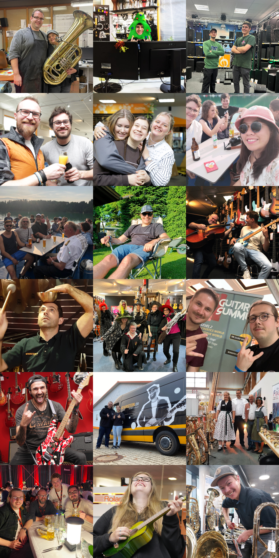 Mitarbeiter Collage Kirstein