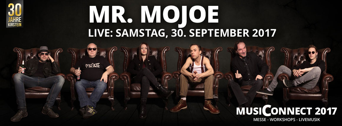 Live bei der MusiConnect 2017: Mr. MoJoe.