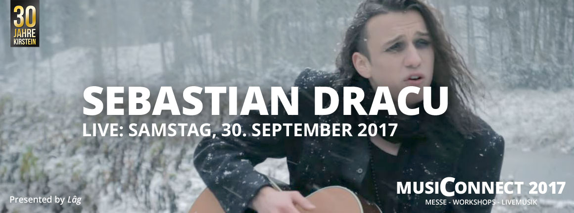 Live bei der MusiConnect 2017: Sebastian Dracu.
