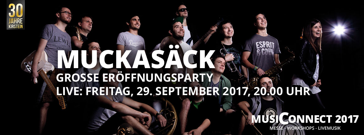 Live bei der MusiConnect 2017: Muckasäck.