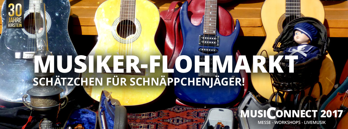 Musiker-Flohmarkt bei der MusiConnect.