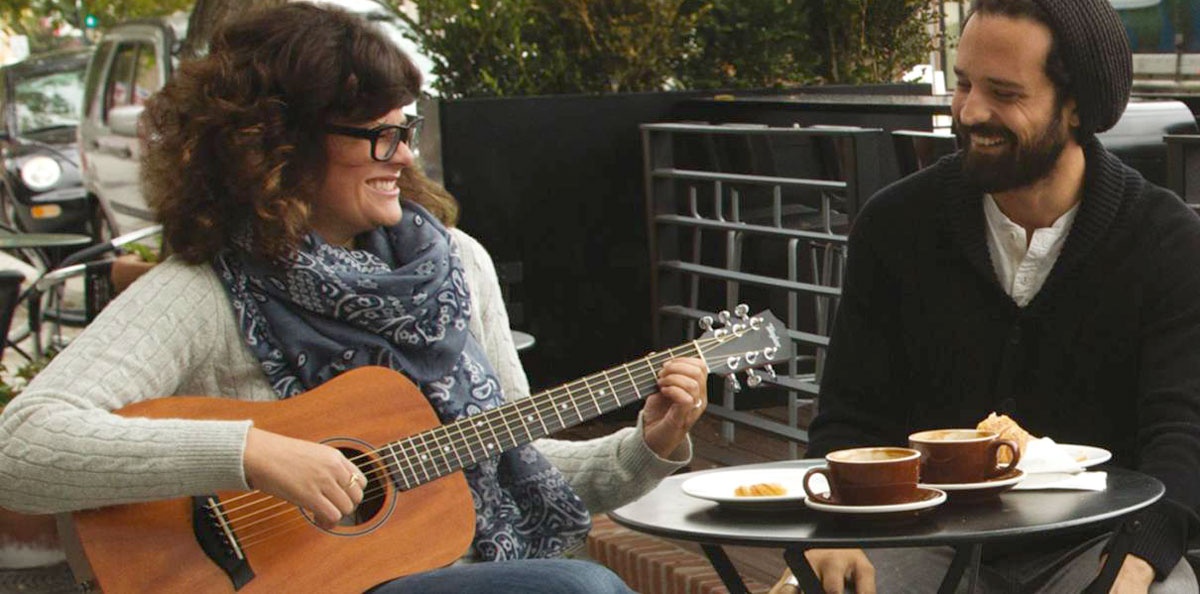 Baby Taylor Gitarre unterwegs