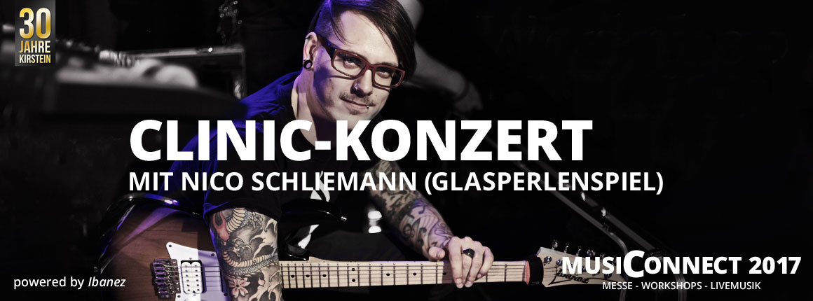 Nico Schliemann Clinic-Konzert Workshop bei der MusiConnect 2017