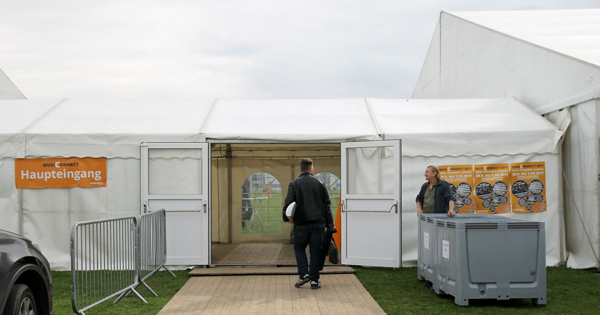 MusiConnect 2017: Haupteingang.