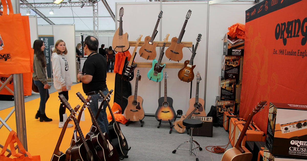 MusiConnect 2017: am Messestand von Orange.