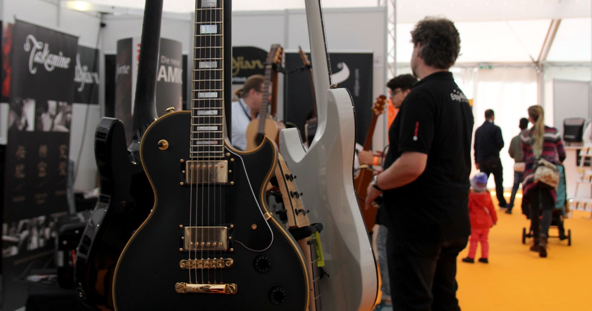 MusiConnect 2017: Messestand Takamine.