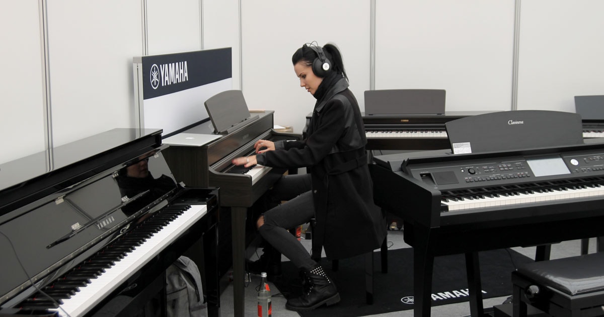 MusiConnect 2017: Messestand Yamaha.