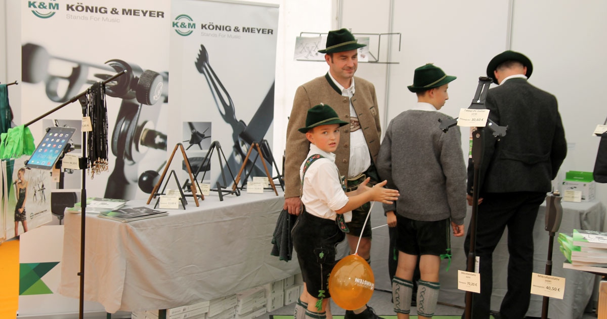 MusiConnect 2017: Messestand König und Meyer.