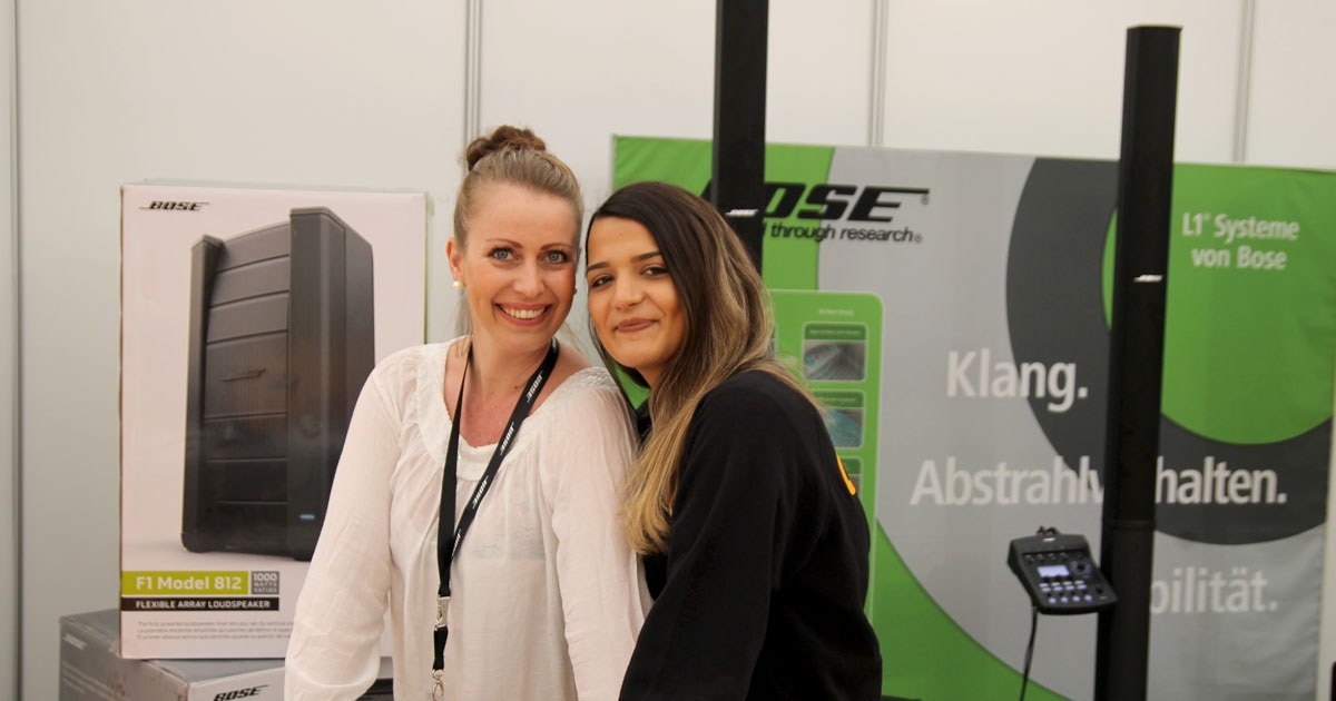 MusiConnect 2017: Messestand Bose.