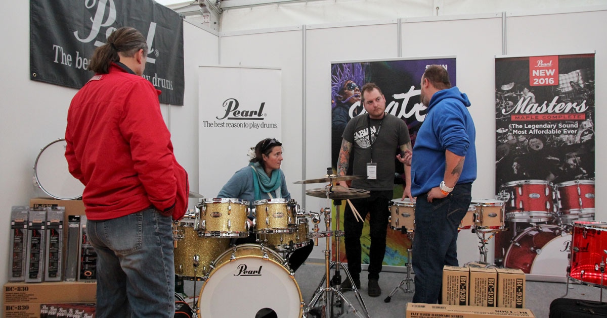 MusiConnect 2017: Messestand Pearl.