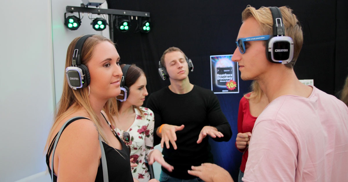MusiConnect 2017: Workshops und Specials: Silent Disco.