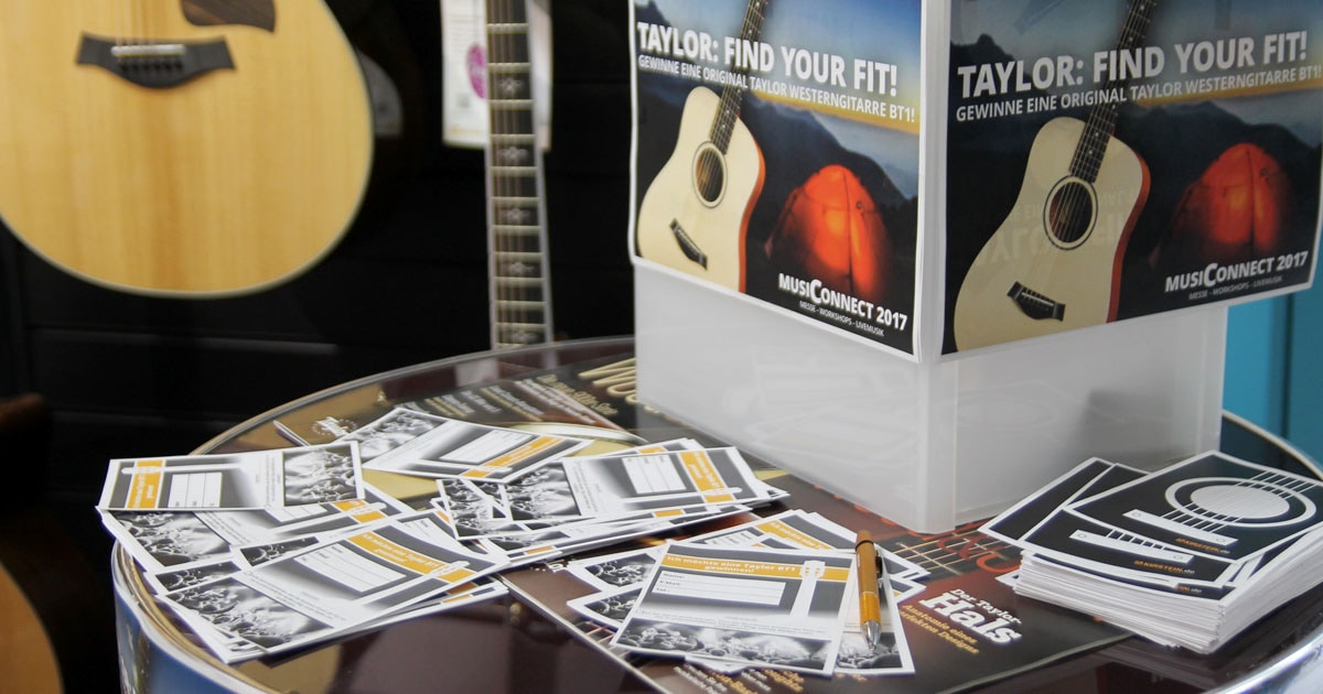 MusiConnect 2017: Workshops und Specials: Taylor: Find Your Fit.