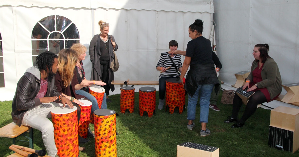 MusiConnect 2017: Workshops und Specials: Drum Circle.
