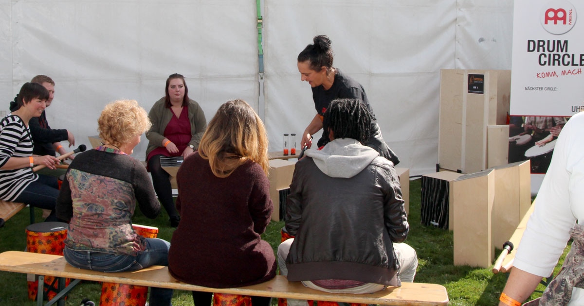 MusiConnect 2017: Workshops und Specials: Drum Circle.