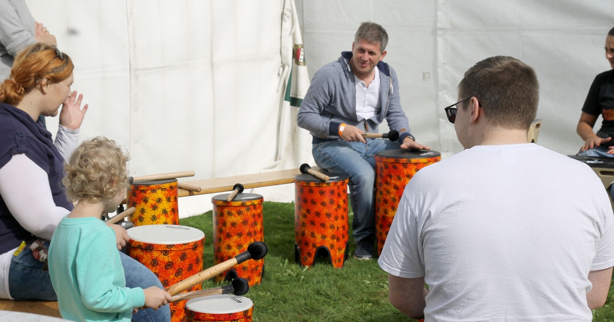 MusiConnect 2017: Workshops und Specials: Drum Circle.