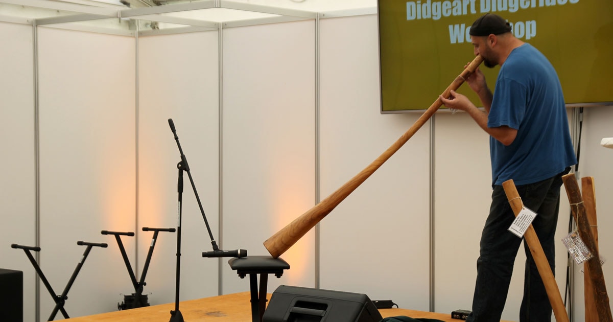 MusiConnect 2017: Workshops und Specials: Didgeridoo Workshop.