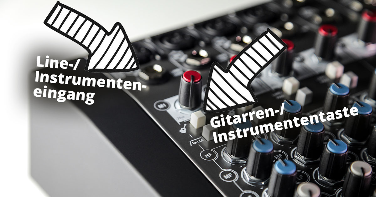 10-Kanal-Mixer ZEDi-10 FX von Allen & Heath mit integriertem DI-Impedanzwandler