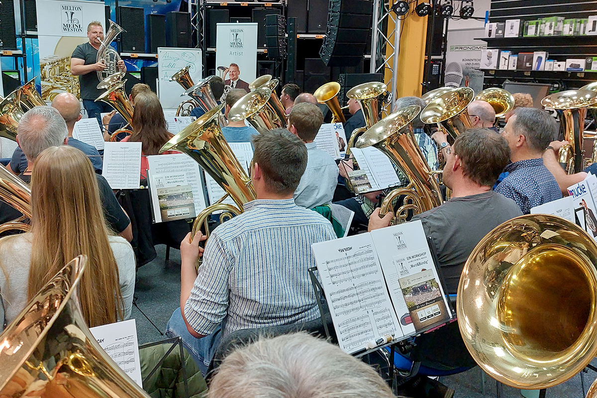 Tenorhorn- und Bariton-Workshop mit Alexander Wurz im Musikhaus Kirstein