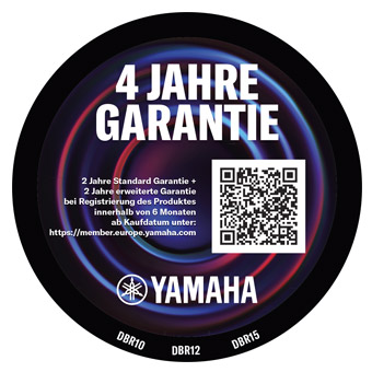Yamaha DBR 4 Jahre Garantie