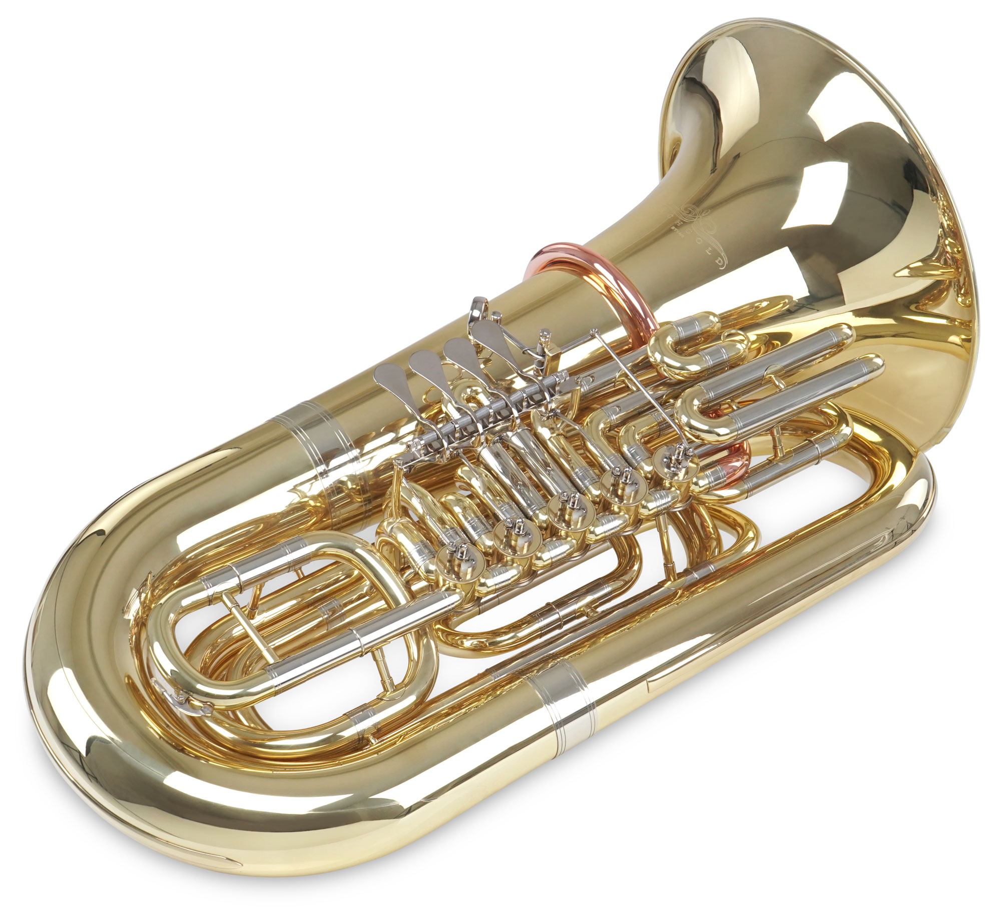Lechgold BT-14/5L Bb-Tuba lackiert Bild 3