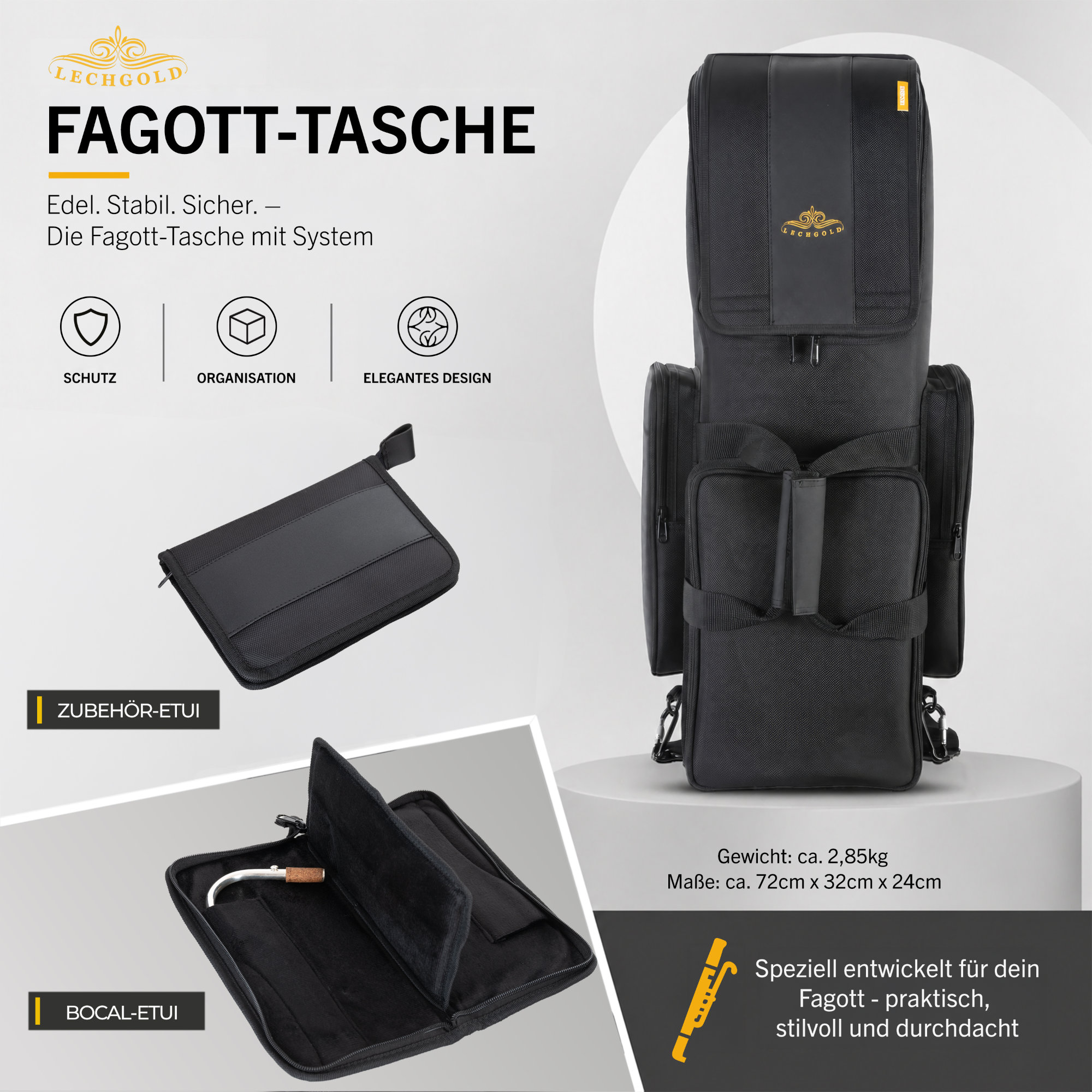 Lechgold Leichtkoffer für Fagott Bild 6