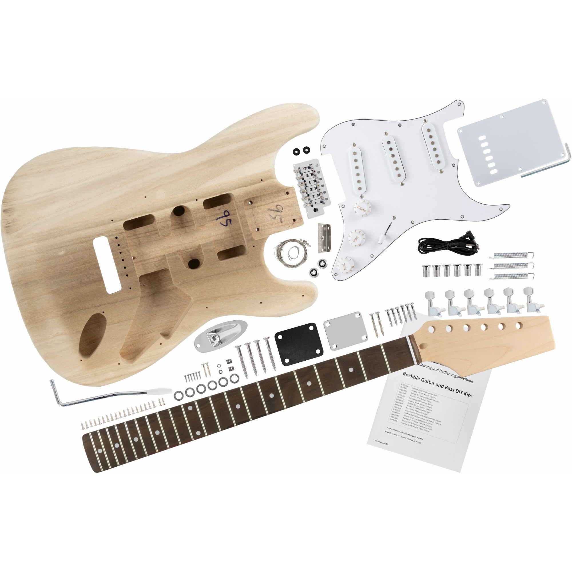 Rocktile E-Gitarren Bausatz ST-Style Abbildung 1