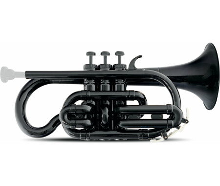 Classic Cantabile MardiBrass Kunststoff Bb-Kornett schwarz