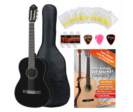 Yamaha C40BL Konzertgitarre inkl. Zubehörset