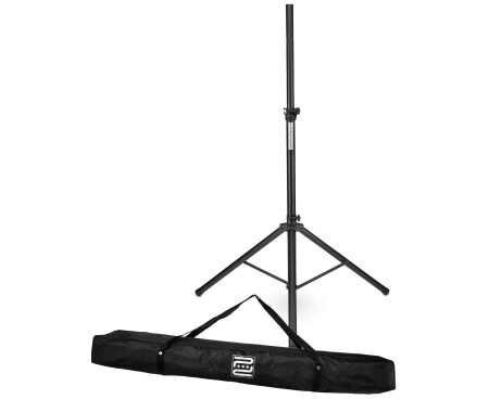 Statif Bas En Acier Pour Enceintes - Pronomic SPS-5S - Hauteur Réglable 67-120 Cm, Charge Max 50 Kg