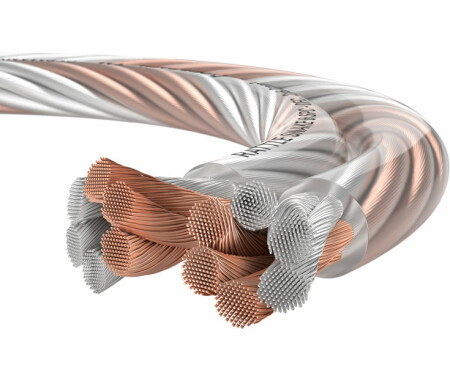 Cavo Per Altoparlanti Stereo OEHLBACH Silverline SP-25 - 2x2.5mm², 4m, Rame Argentato (SPOFC), Hi-fi Cavo Per Altoparlanti Stereo OEHLBACH Silverline SP-25 - 2x2.5mm², 4m, Rame Argentato (SPOFC), Hi-fi