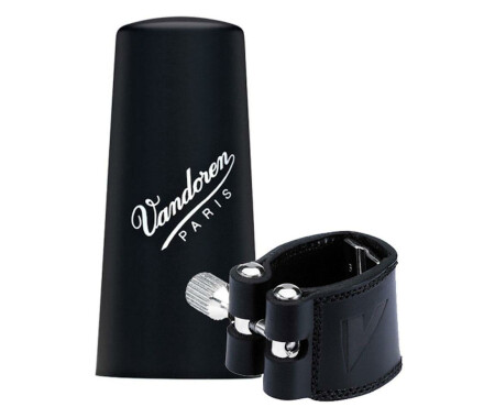 Vandoren LC25P B-Klarinette Leder-Blattschraube mit Plasik-Kapsel