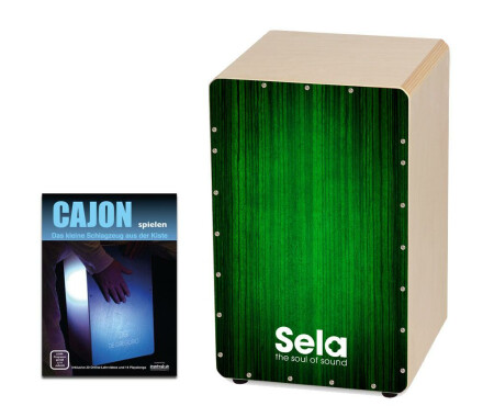Sela Varios Cajon Green Set inkl. Cajonschule