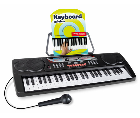 McGrey BK-4910BK Keyboard Schwarz Set mit Schule