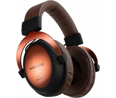 Pronomic KH-6093 KU Studio-Kopfhörer Kupfer/Braun