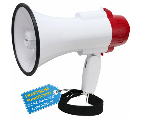 McGrey MP-100RS Megaphon, max. 30 Watt, 500m