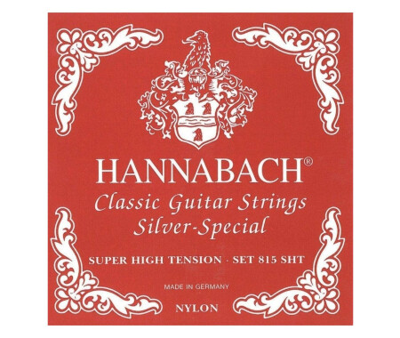 Hannabach Klassieke gitaarsnaren Flamenco Serie 827 Super High Tension 3-delige bas set Made in Germany - 8277SHT
