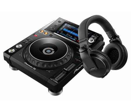 Pioneer DJ XDJ-1000MK2 + HDJ-X5-K Black SET