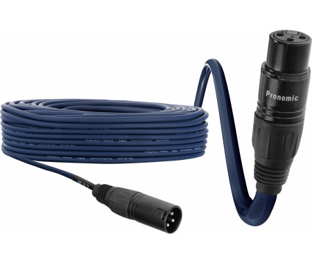 Set De 3 Câbles Hybrides Pronomic Stage IECD-1 DMX 1m - Alimentation + Signal En Un Seul Câble