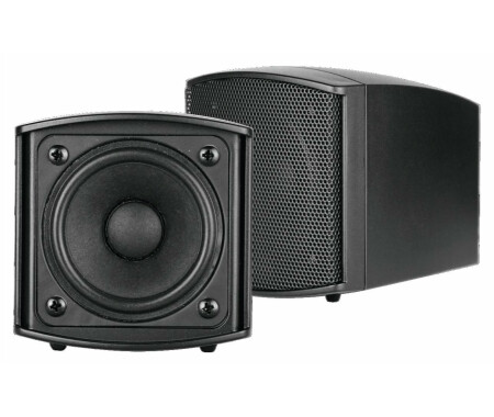 Otwo Electronics Omnitronic OD-2T Wall Speaker Pair 100V Black