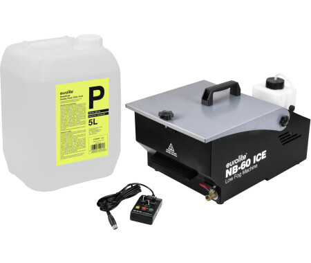 Eurolite NB-60 ICE Bodennebler Set mit 5l Fluid