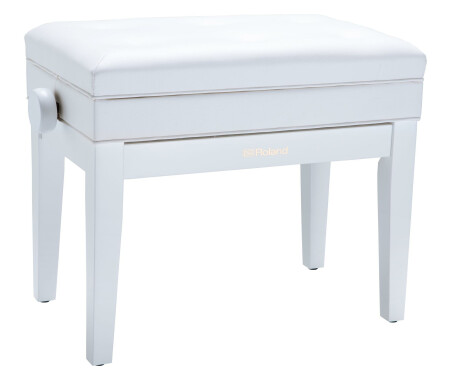 Banc De Piano Roland RPB-400PE Ébène Poli - Hauteur Réglable Avec Rangement