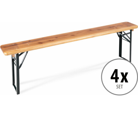 Table De Biergarten Stagecaptain Hirschgarten - 119 Cm, Bois Laqué, Pliable, Pour Terrasse/Intérieur - 5