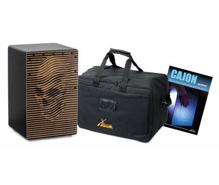 XDrum Design Series Cajon Elephant - Cajon design avec impression artistique - Bass port intégré - Corps en HPL (High Pressure Laminate) - Teppich de caisse claire fixé en permanence XDrum Design Series Cajon Elephant - Cajon design avec impression artistique - Bass port intégré - Corps en HPL (High Pressure Laminate) - Teppich de caisse claire fixé en permanence