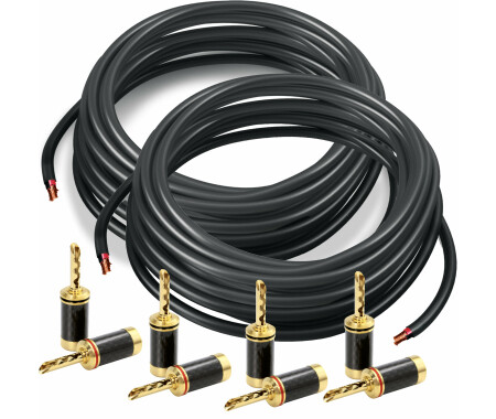 Dynavox Perfect Sound luidsprekerkabel, paar, flexibele high-end