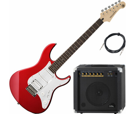Yamaha Pacifica 012 RM Red Electric Guitar AK20G Set